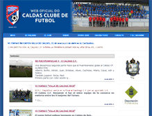 Tablet Screenshot of caldascf.com